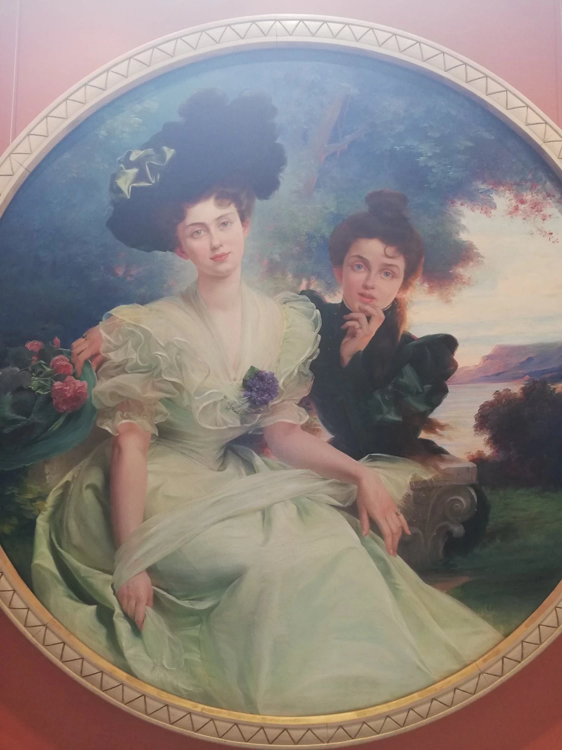 Sorelle, ritratto di Madame Dubufe